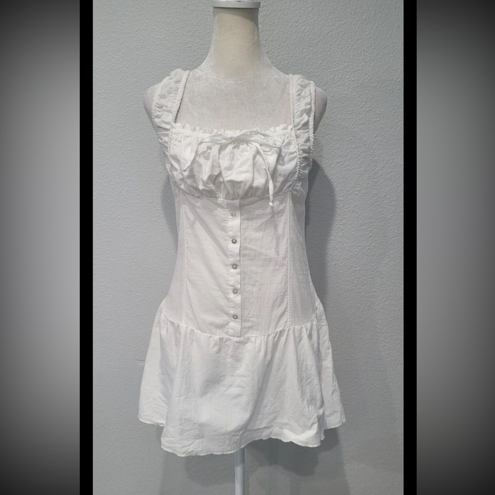 Frankies Bikinis Square Neck mini dress  Sz L